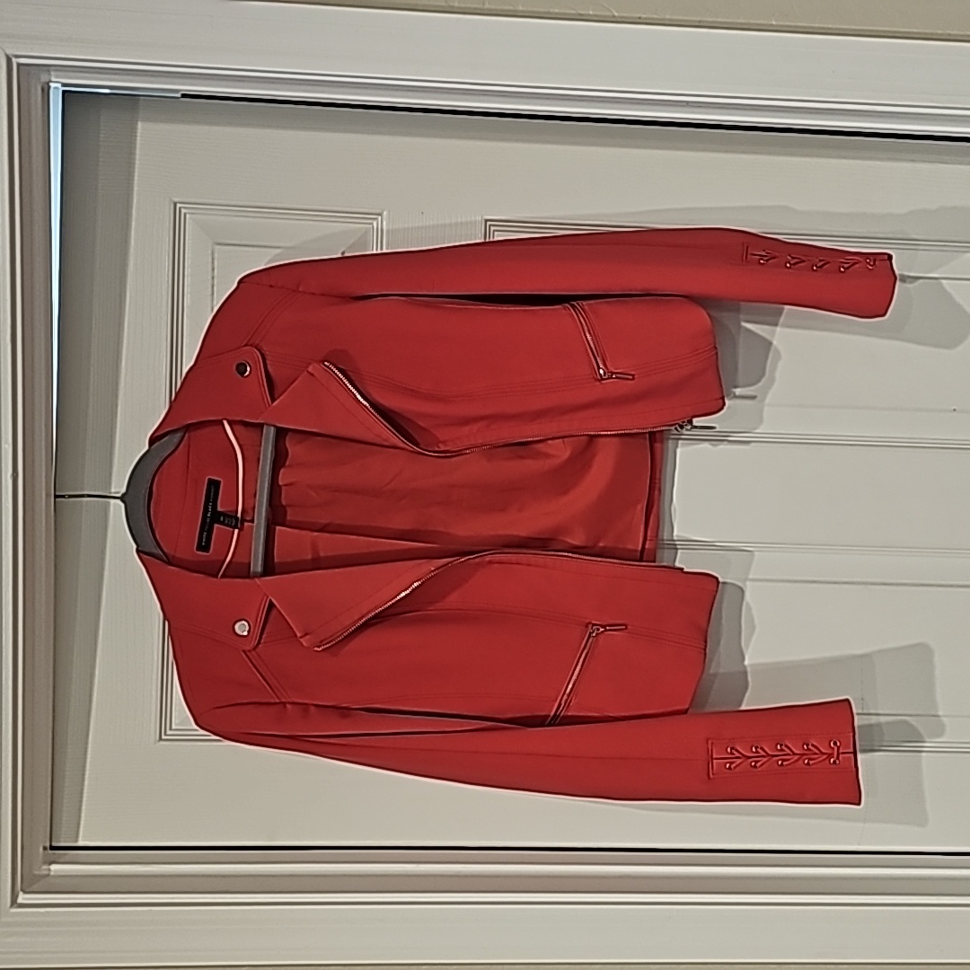 Cropped, Fitted Zip Up Jacket